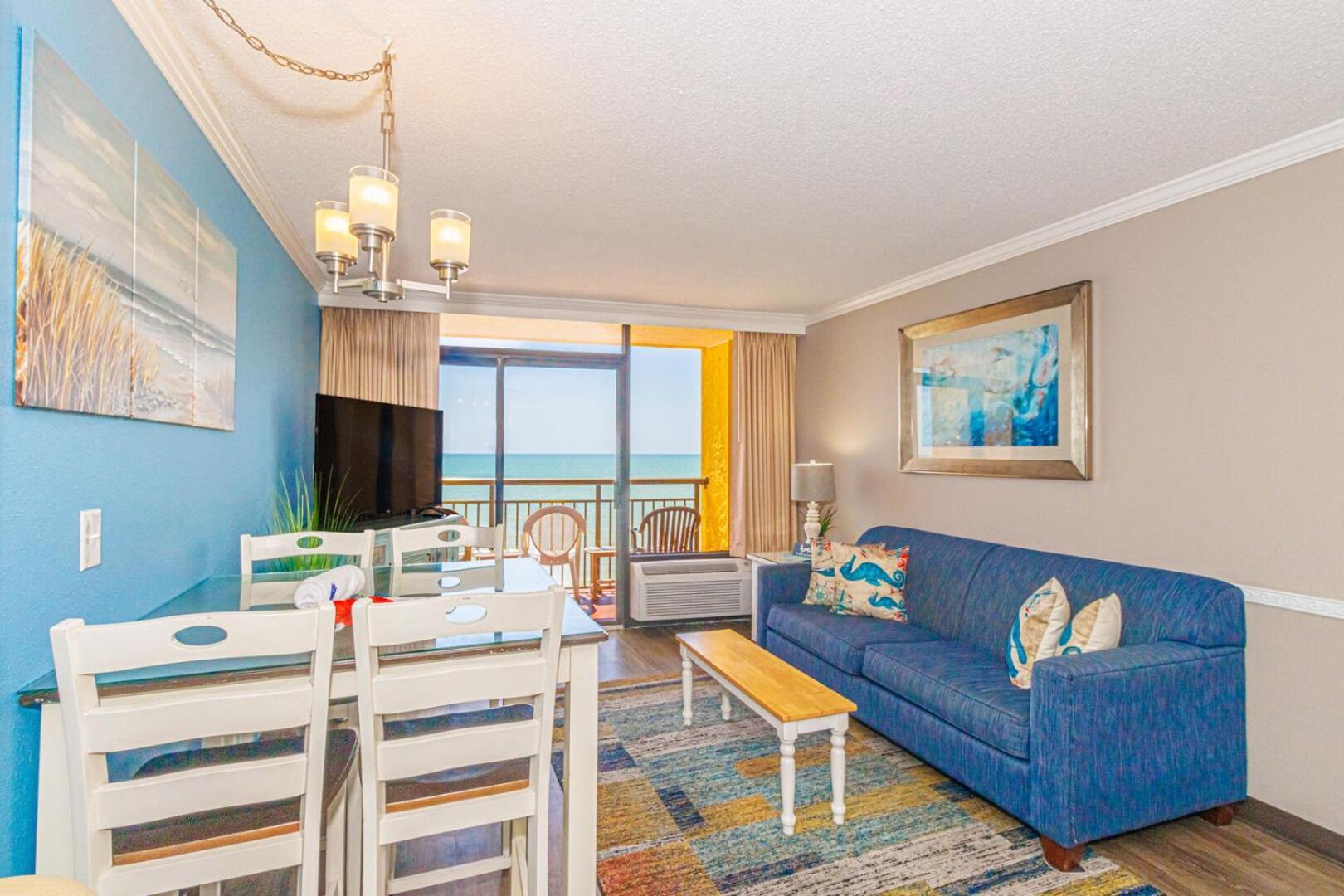 Oceanfront 1 Bedroom Suite With Beautiful Decor And Accents Caravelle Resort 1039 Sleeps 6 Guests Myrtle Beach Ngoại thất bức ảnh