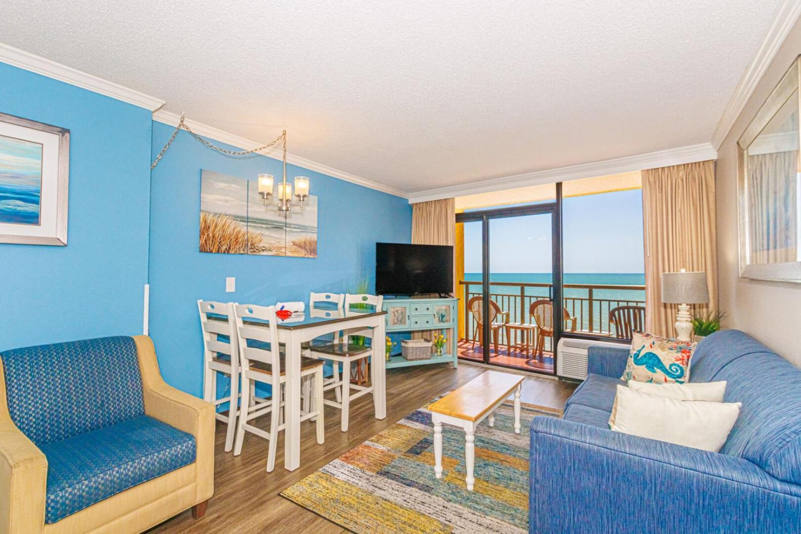 Oceanfront 1 Bedroom Suite With Beautiful Decor And Accents Caravelle Resort 1039 Sleeps 6 Guests Myrtle Beach Ngoại thất bức ảnh